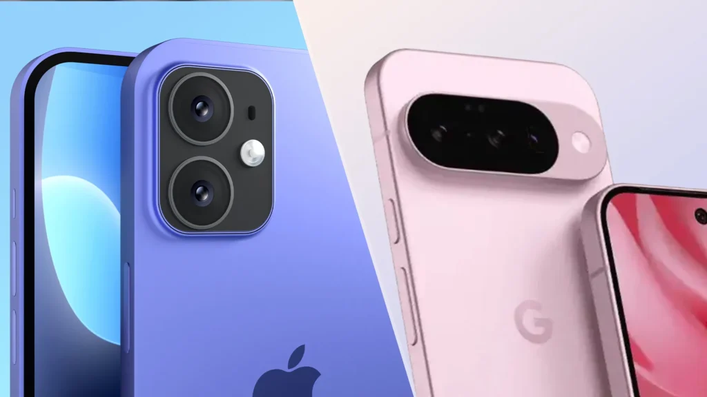 Google Pixel 10 vs iPhone 17