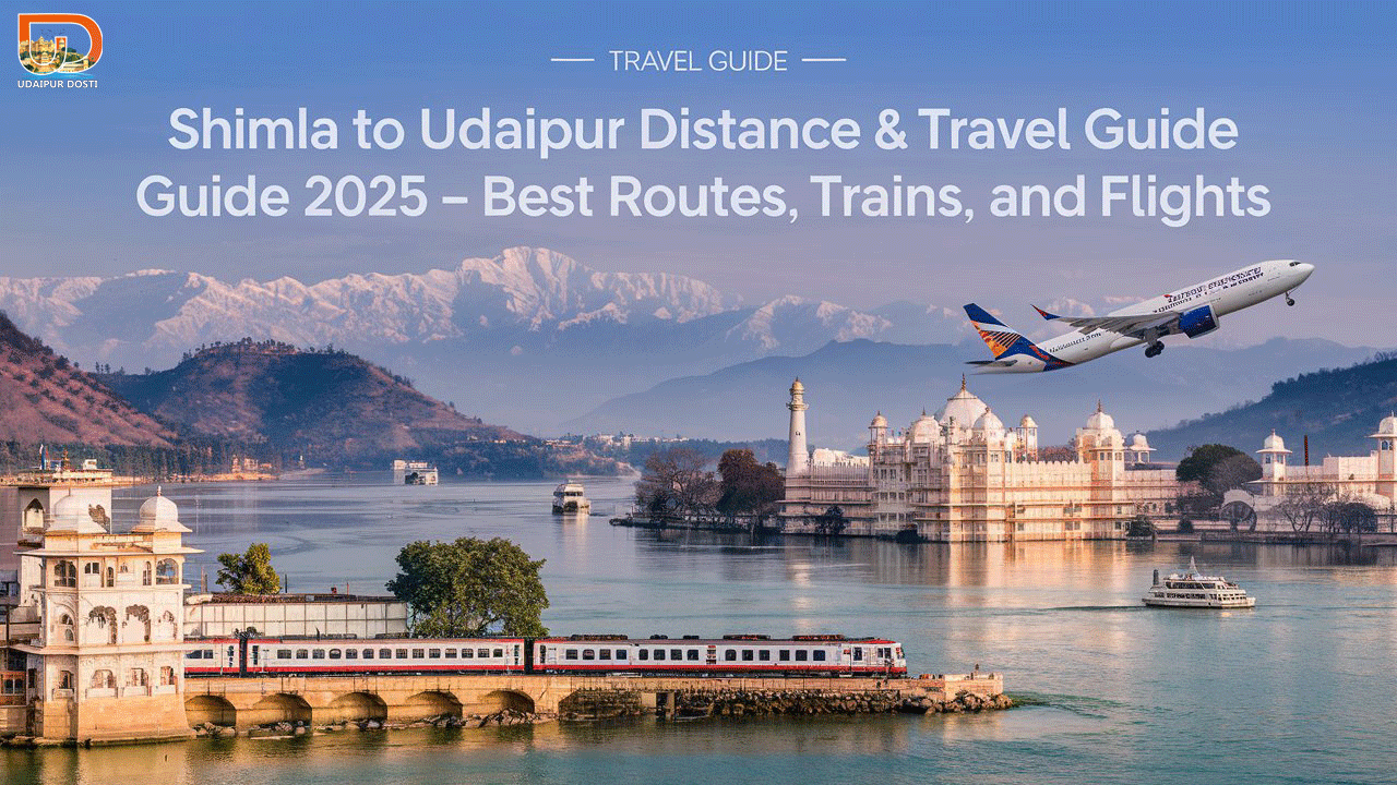 Shimla to Udaipur 2025