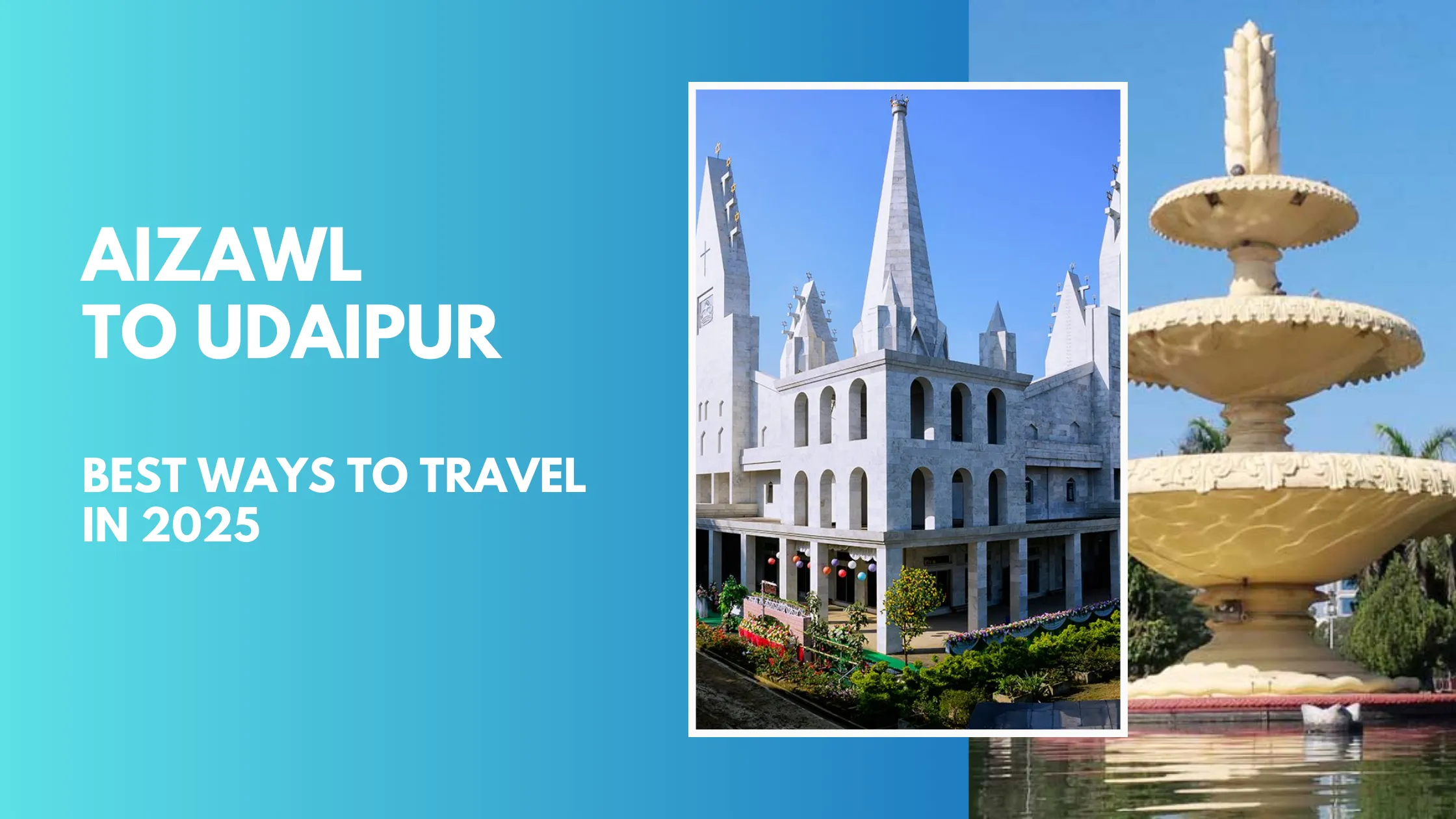 Aizawl to Udaipur