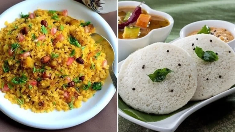 Idli-Sambar vs. Poha Delight