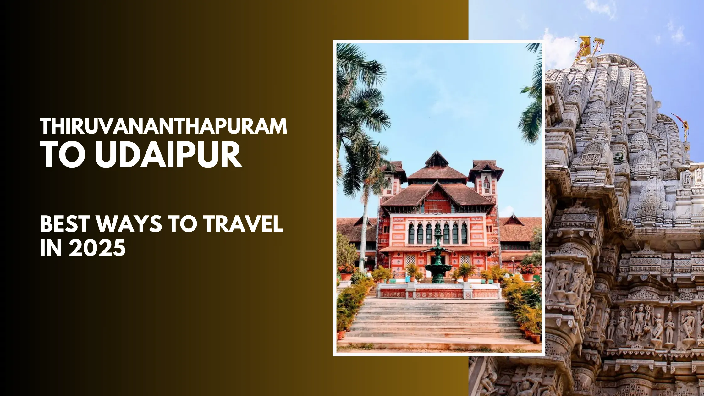 Thiruvananthapuram to Udaipur